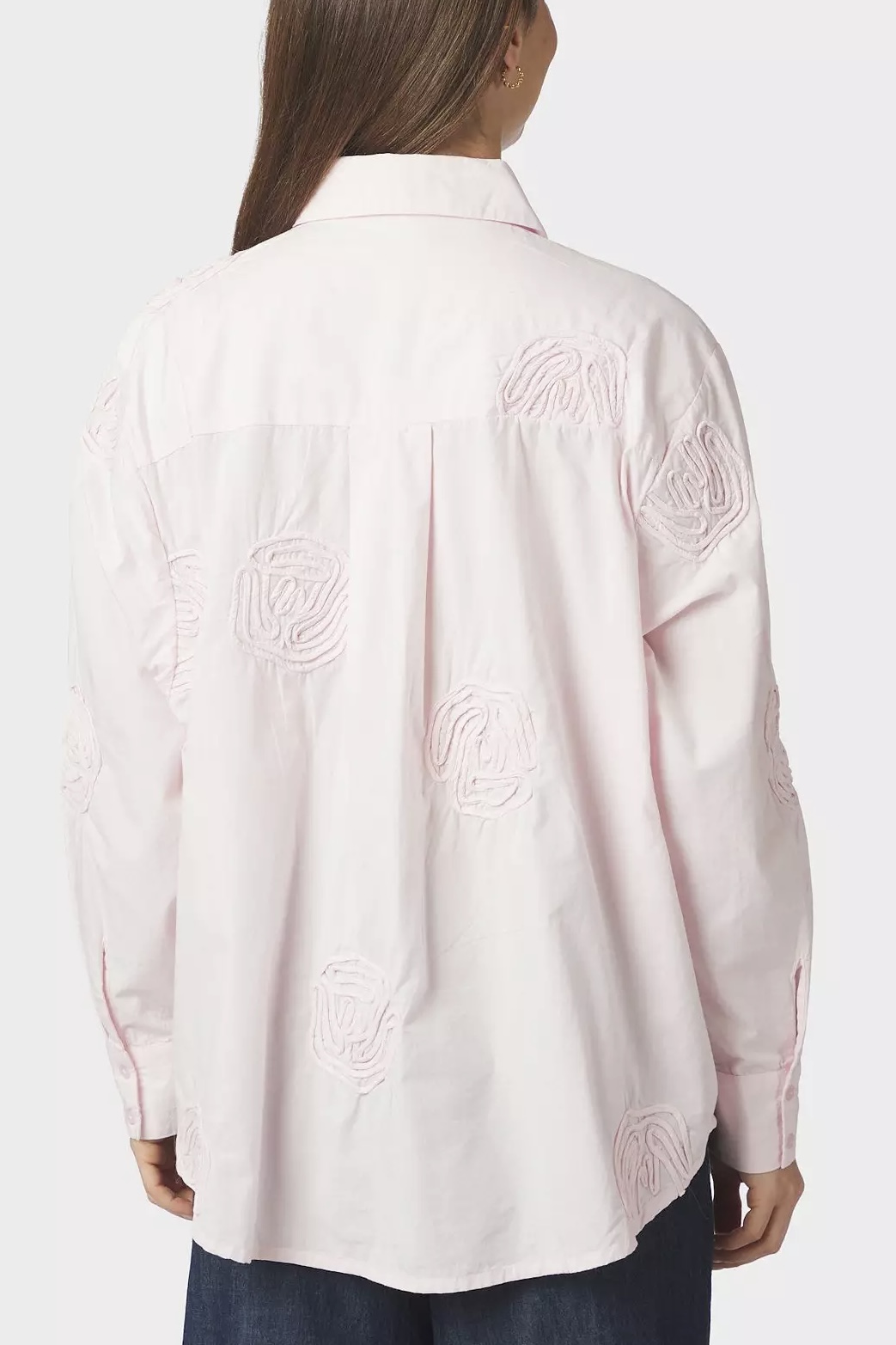 Neo Noir - Dalma Dori Emb Shirt Light Pink - 3