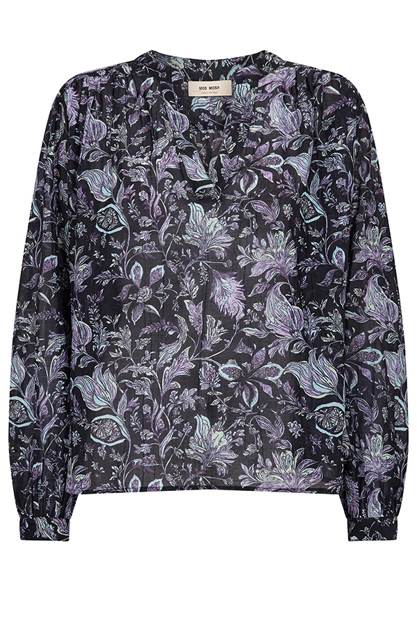 MMTenca Fleura Blouse Salute Navy - 3