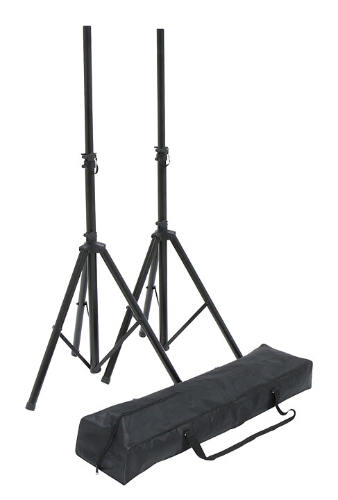 Högtalarstativ set med bag
