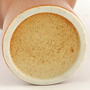 Annikki Hovisaari (Arabia 1960s) Brown Segmented Vase 20 cm
