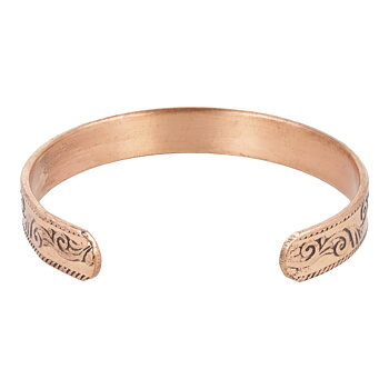 Magnetiskt koppararmband Lotus