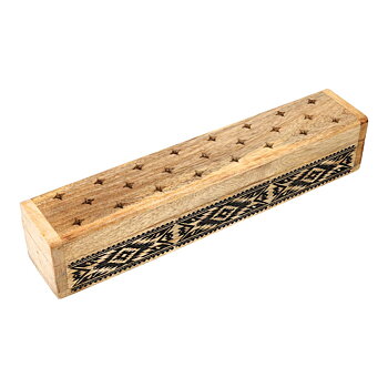 Rökelsehållare låda Tribal  mangoträd
