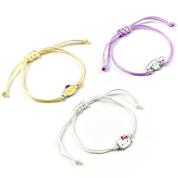 Hello Kitty, Cinnamoroll och Pompompurin Vänskapsarmbandset 3-pack
