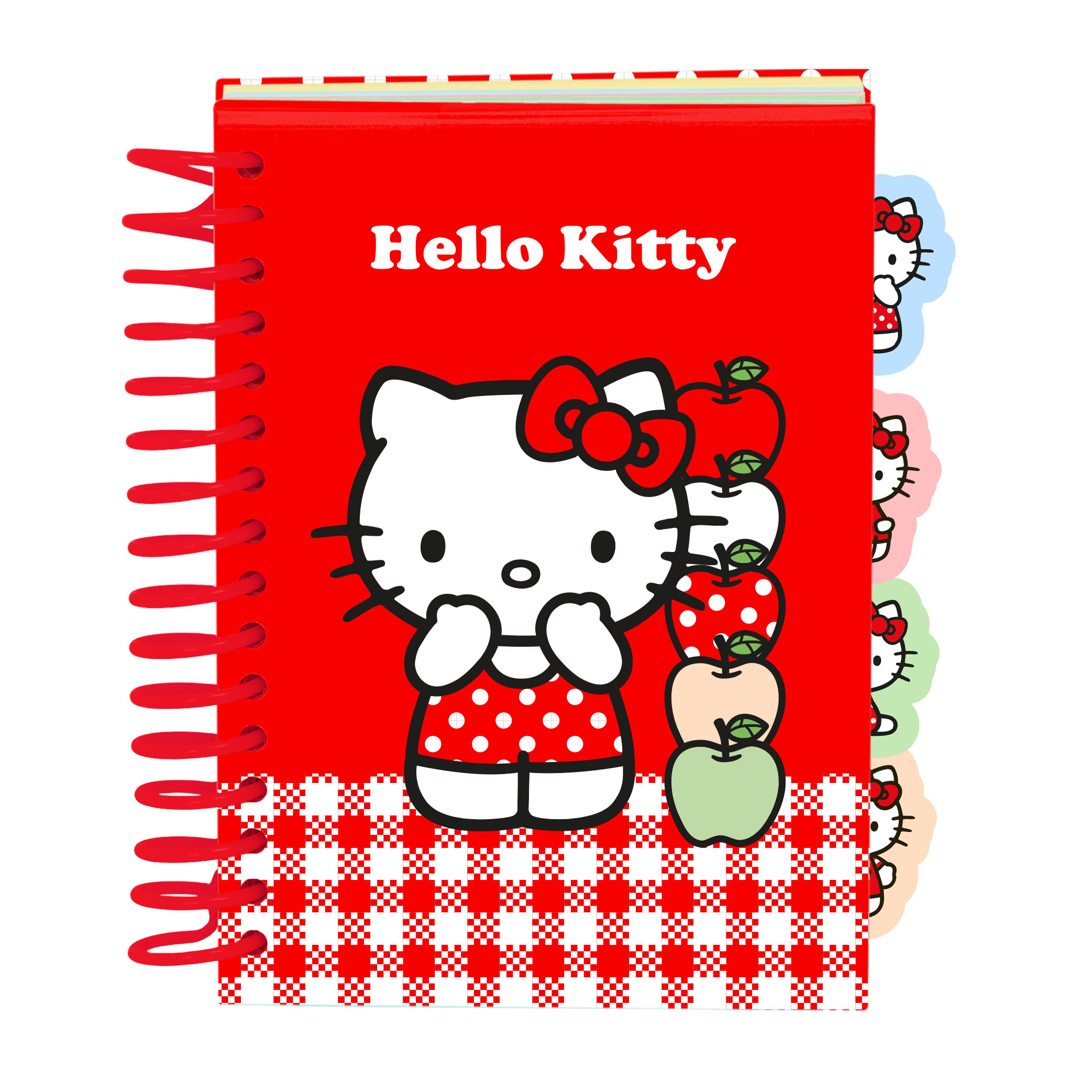 Hello Kitty Inbunden Anteckningsbok A6 Röd & Vit