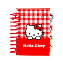 Hello Kitty Inbunden Anteckningsbok A7 Röd & Vit
