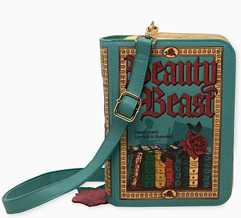 Steel Mill & Co : Beauty and the Beast Crossbody Bag - Bokformad handväska i vegan leather