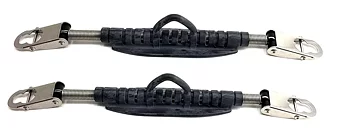 Stainless Steel  Spring Straps, L *NY*