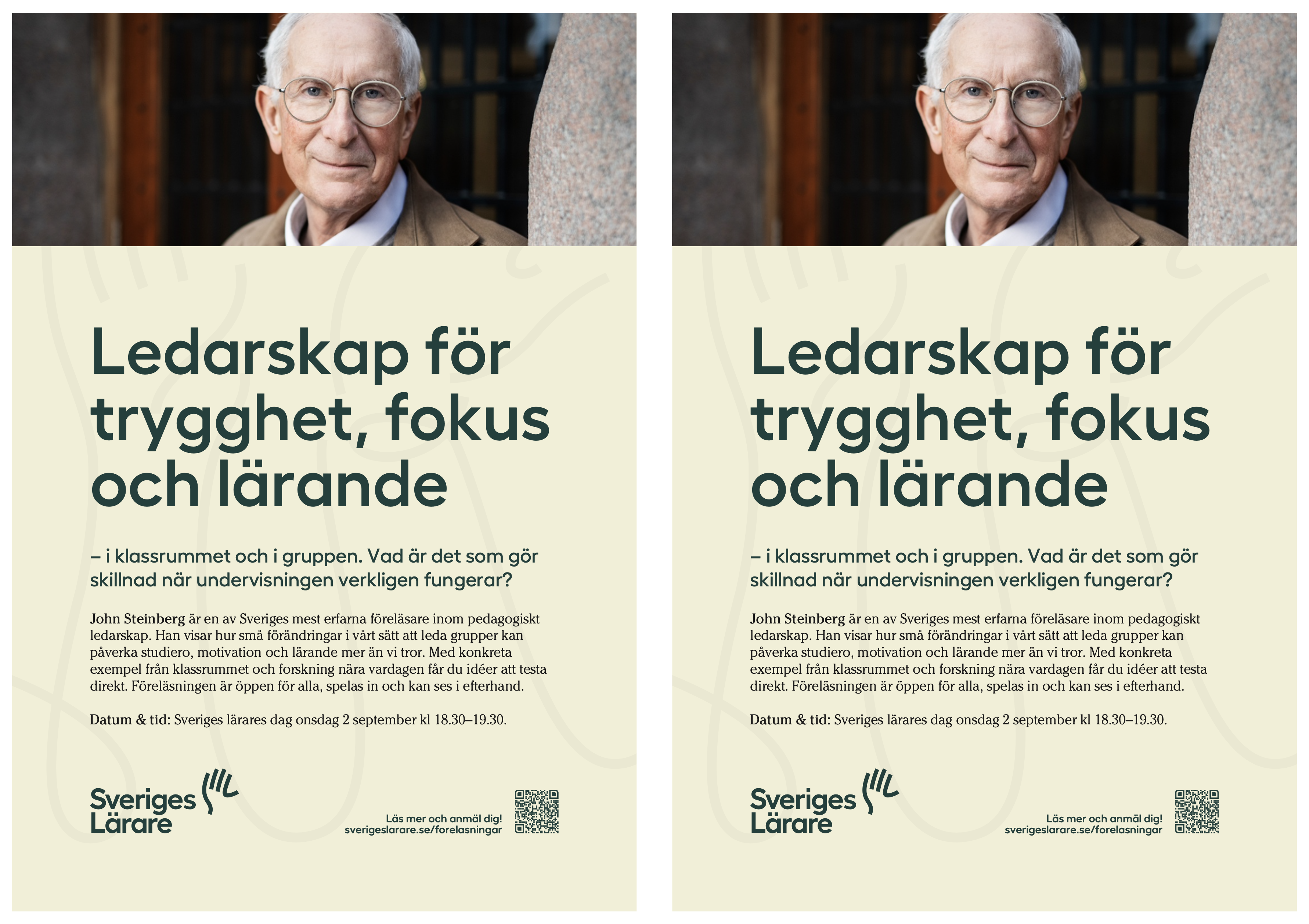Flyer – John Steinberg – 2 september