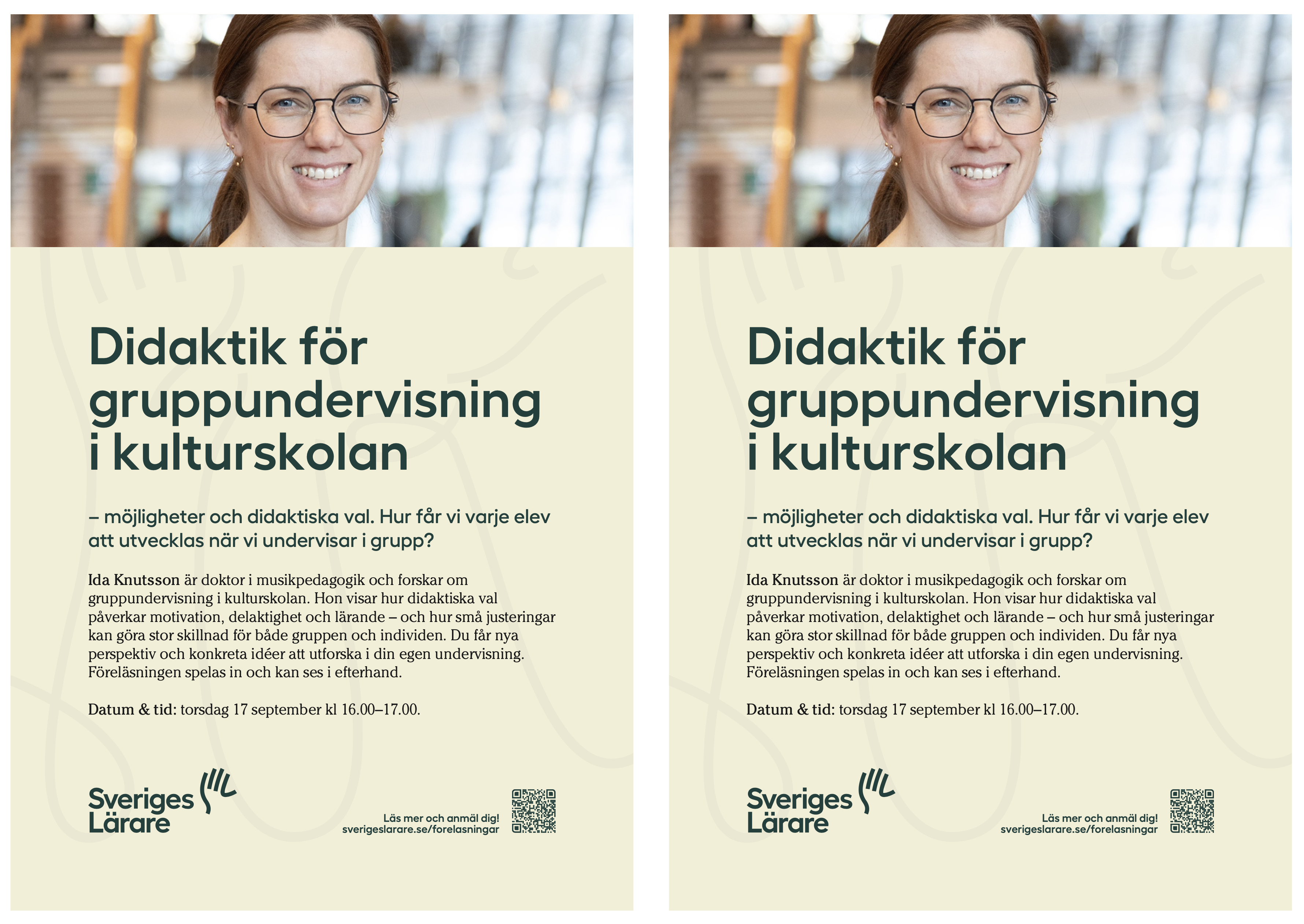 Flyer – Ida Knutsson – 17 september