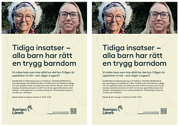 Flyer – Gunilla Niss & Christina Widström – 15 oktober