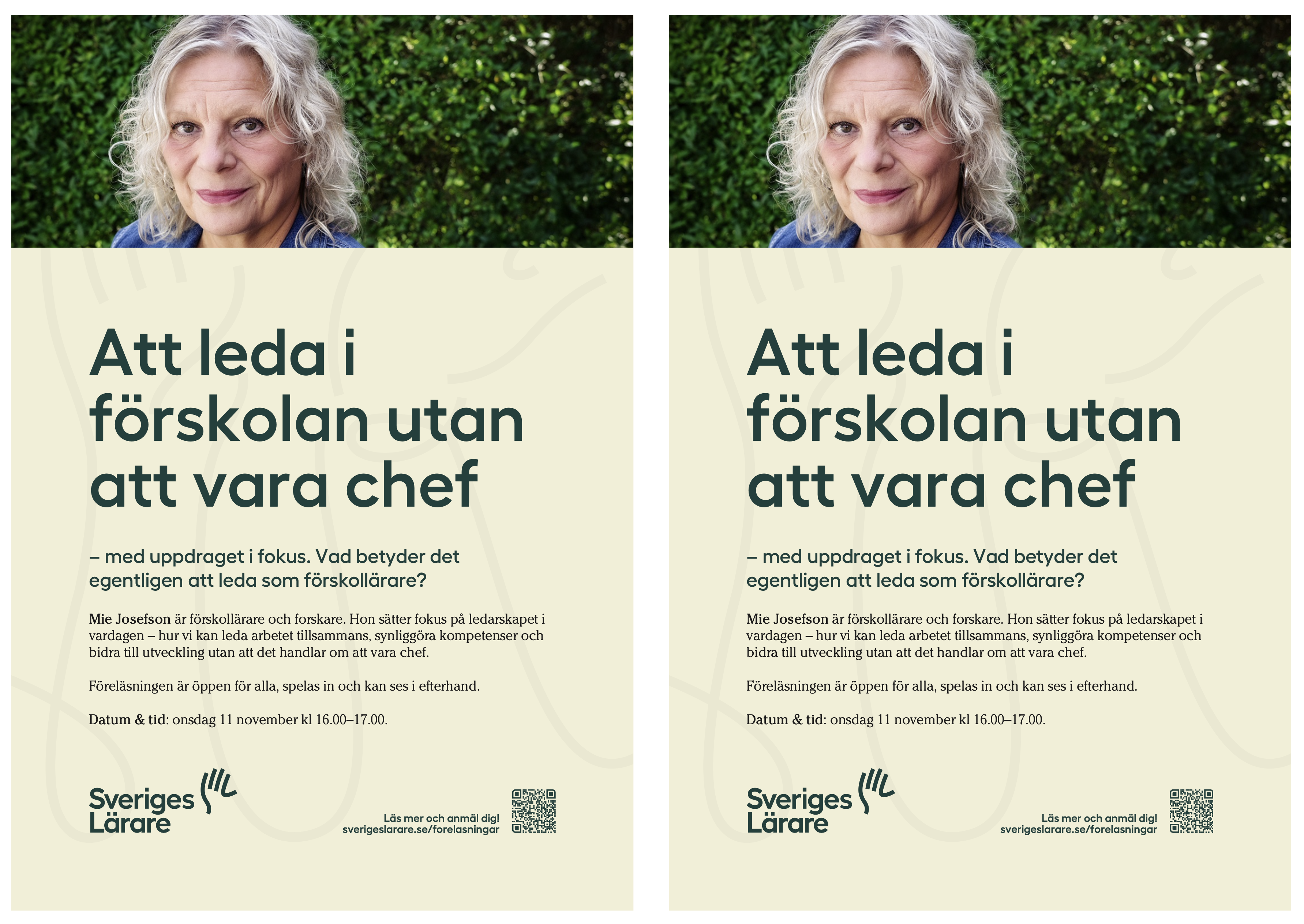 Flyer – Mie Josefson – 11 november