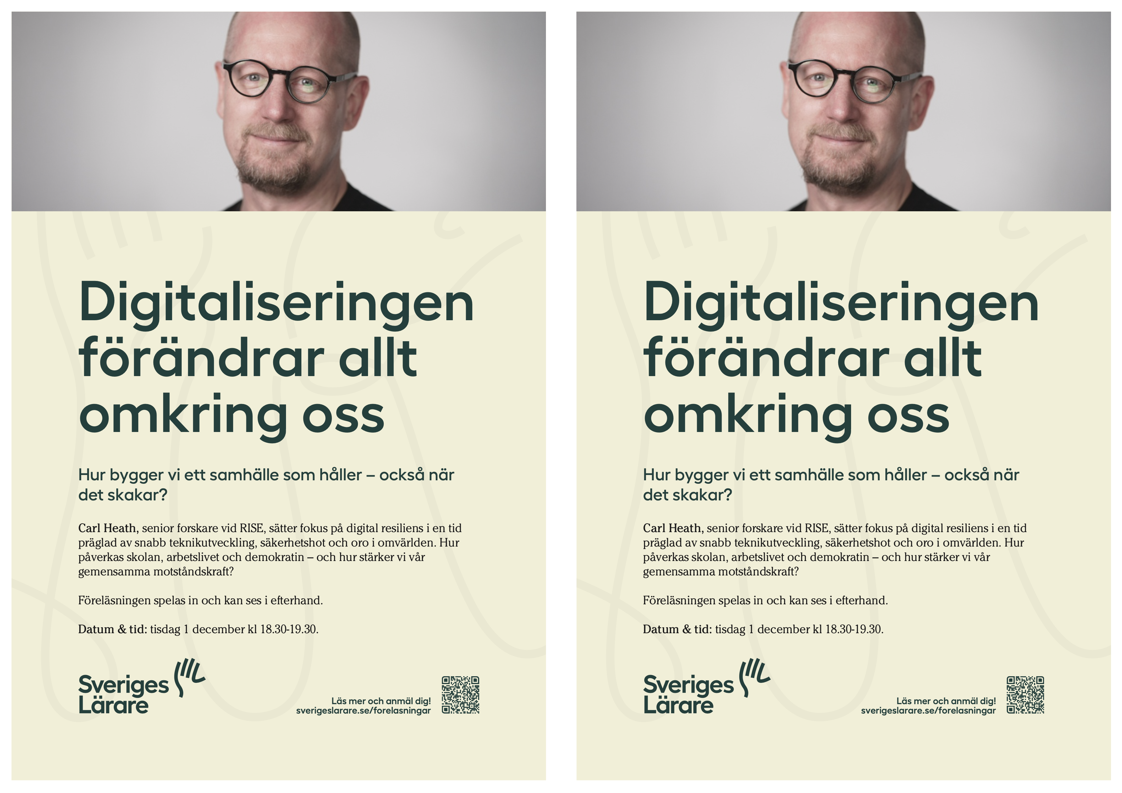 Flyer – Carl Heath – 1 december