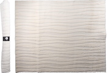 Matta 130x160cm vit