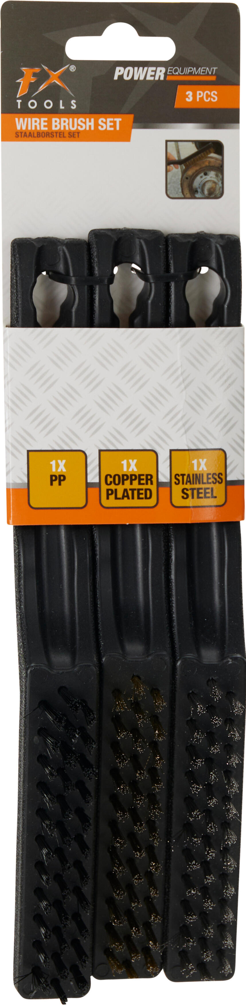 Stålborstset 3-pack - 2