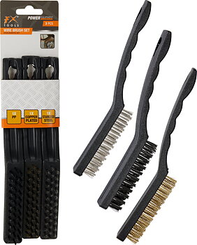 Stålborstset 3-pack