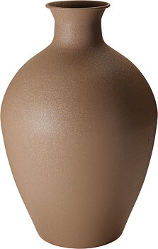 Metallvas brun 46cm