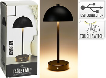 Bordslampa svart