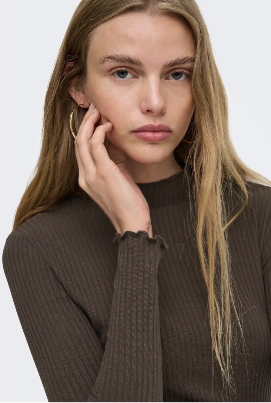 Only Emma High Neck Java Bracken - 2