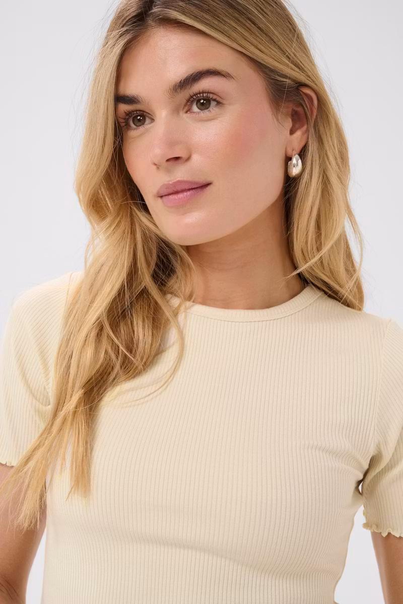 Saint Tropez Olalia ss  Tshirt Birch - 3