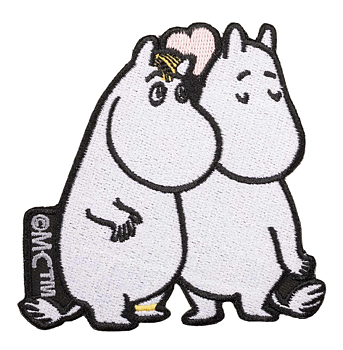 Mumin Strykbart Tygmärke - Vänner