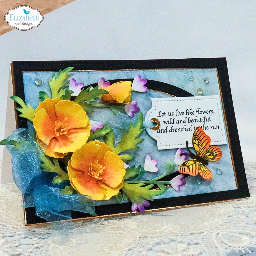 Elizabeth - Clear stamps - Bloom Wildy Sentiments - 4