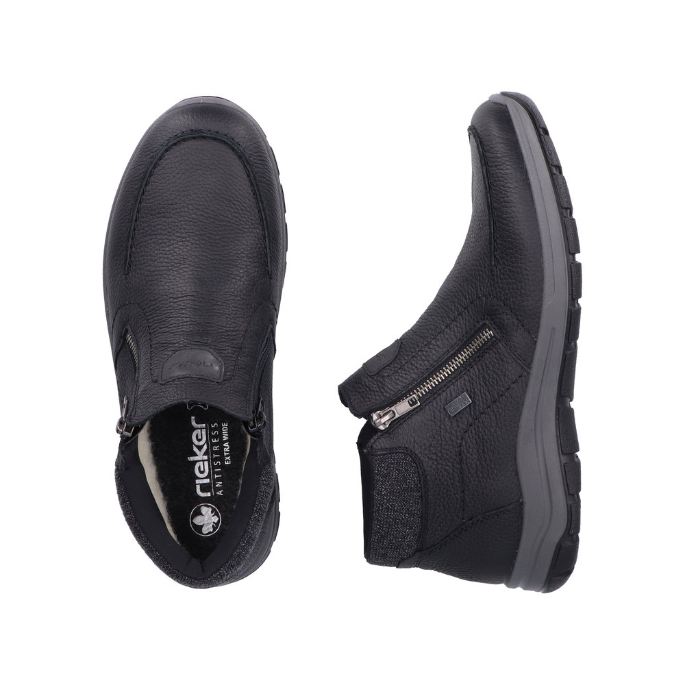 Rieker Herrboots Varmfodrad Extra bred Svart - 5
