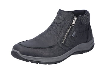 Rieker Herrboots Varmfodrad Extra bred Svart