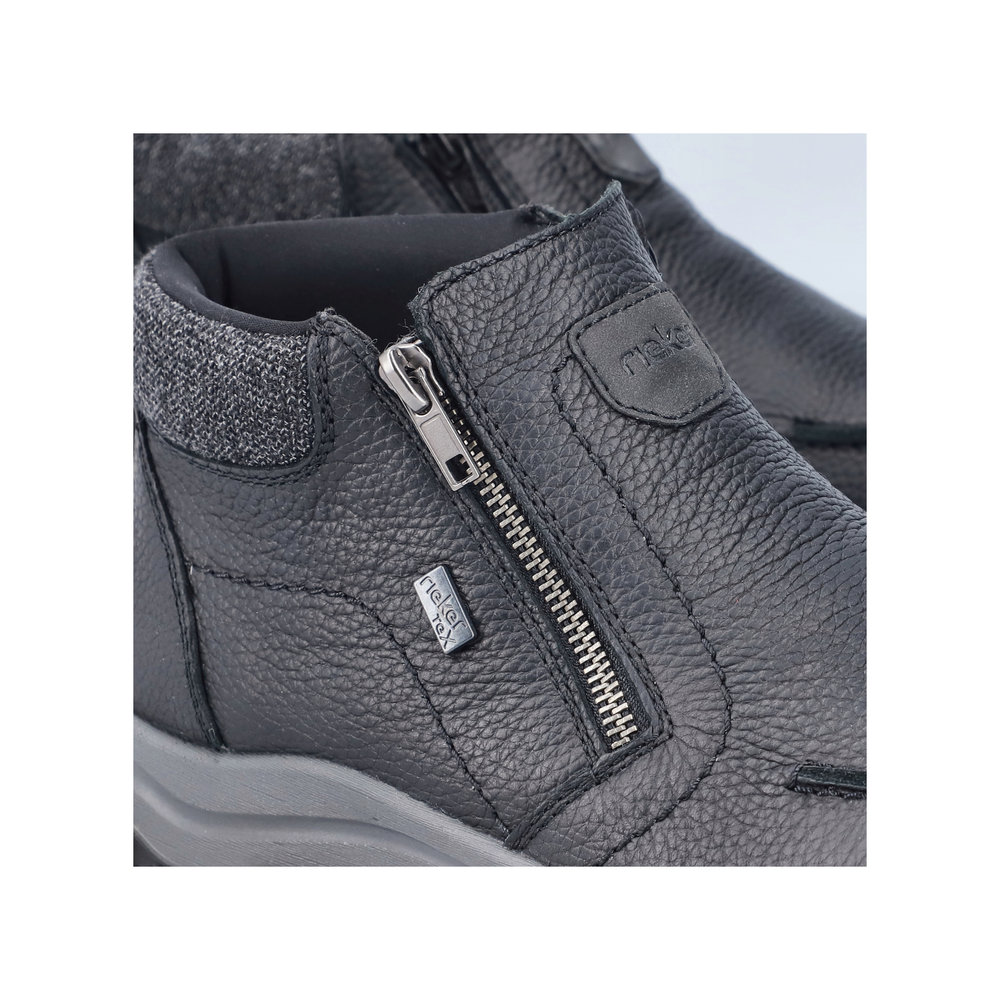 Rieker Herrboots Varmfodrad Extra bred Svart - 6