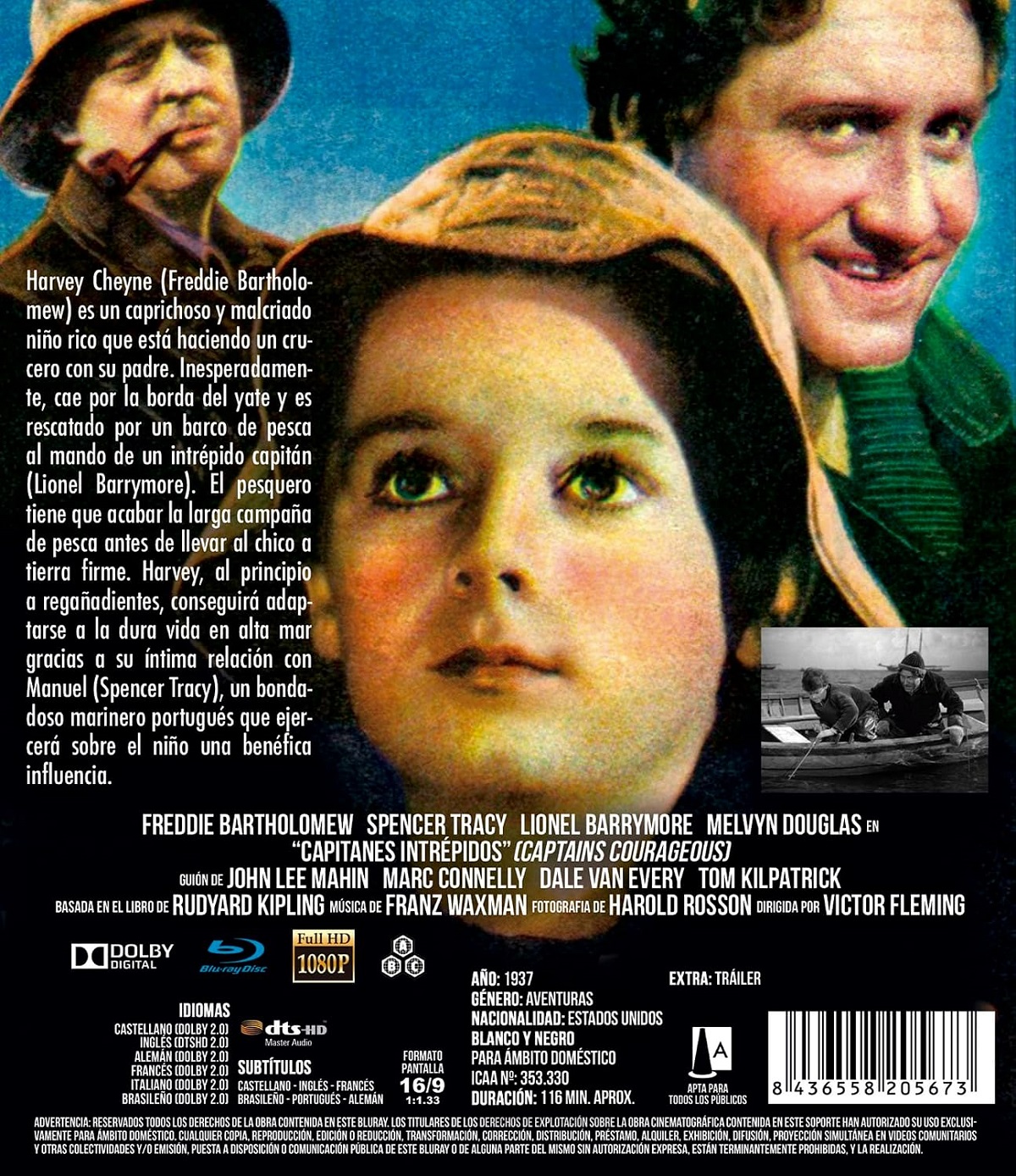 Captains Courageous (ej svensk text) (Blu-ray) - 2