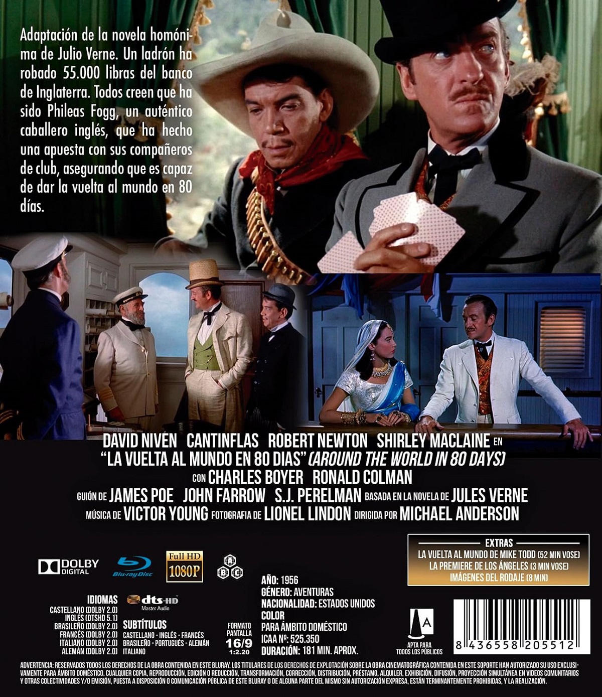 Around the World In 80 Days (ej svensk text) (Blu-ray) - 2