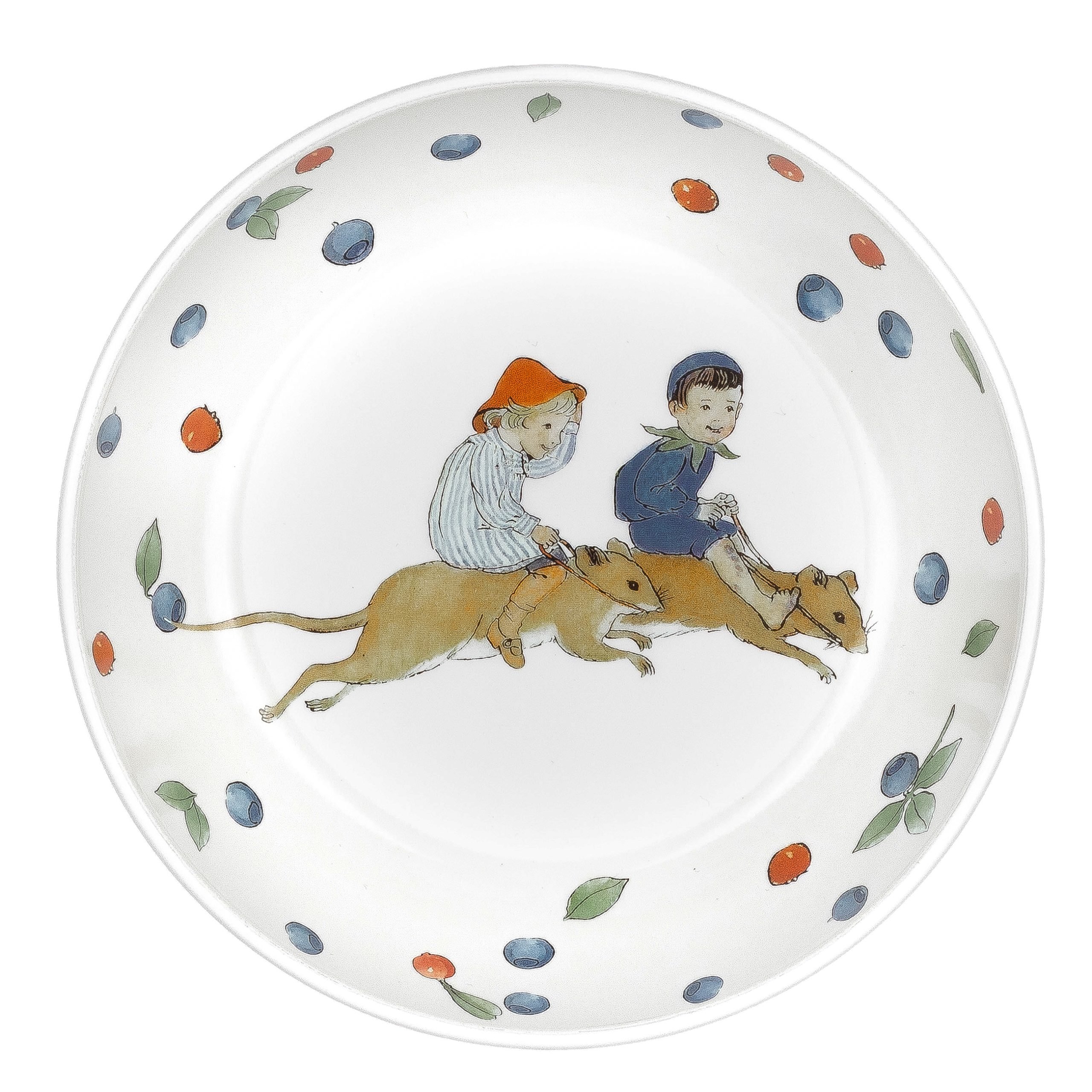 Elsa Beskow Stor Skål - Putte i blåbärsskogen