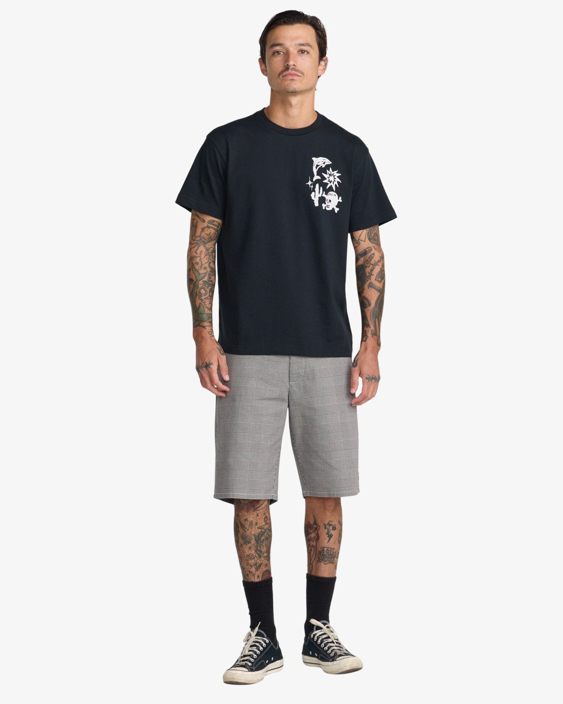 RVCA t-shirt Hard way black - 5