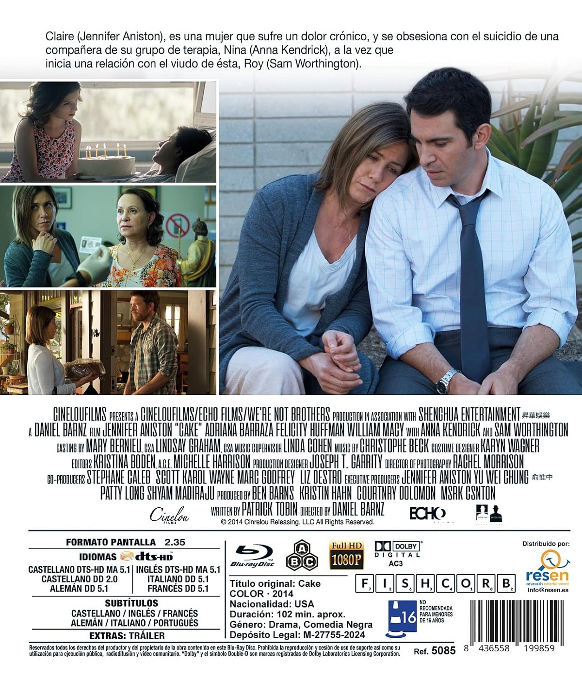 Cake (ej svensk text) (Blu-ray) - 2