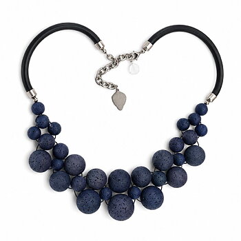 IAMLUND Orbit halsband marinblå gala