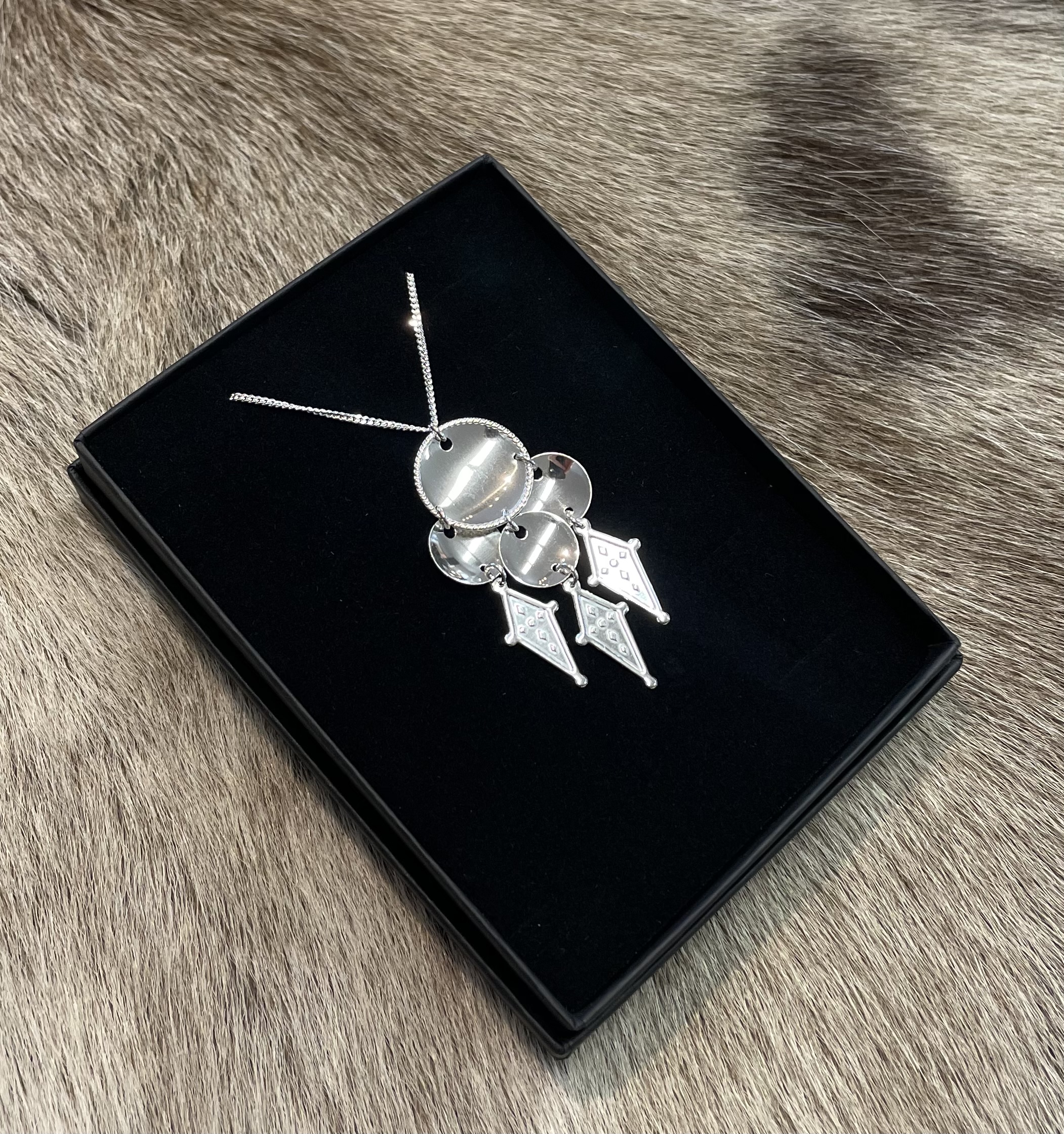 Silverhalsband