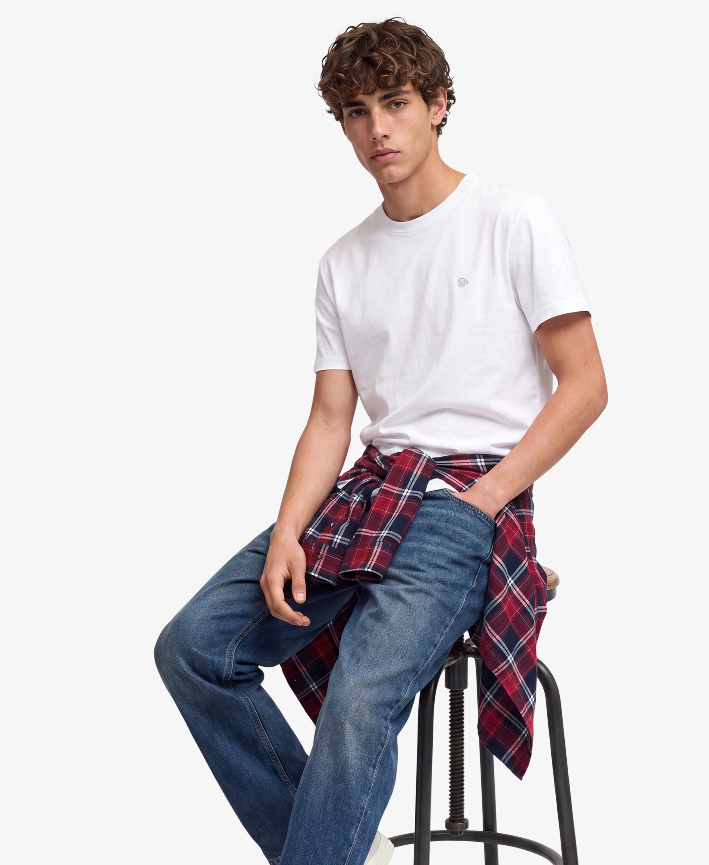 Superdry - Essential SDCO Logo Tee - Optic - 3