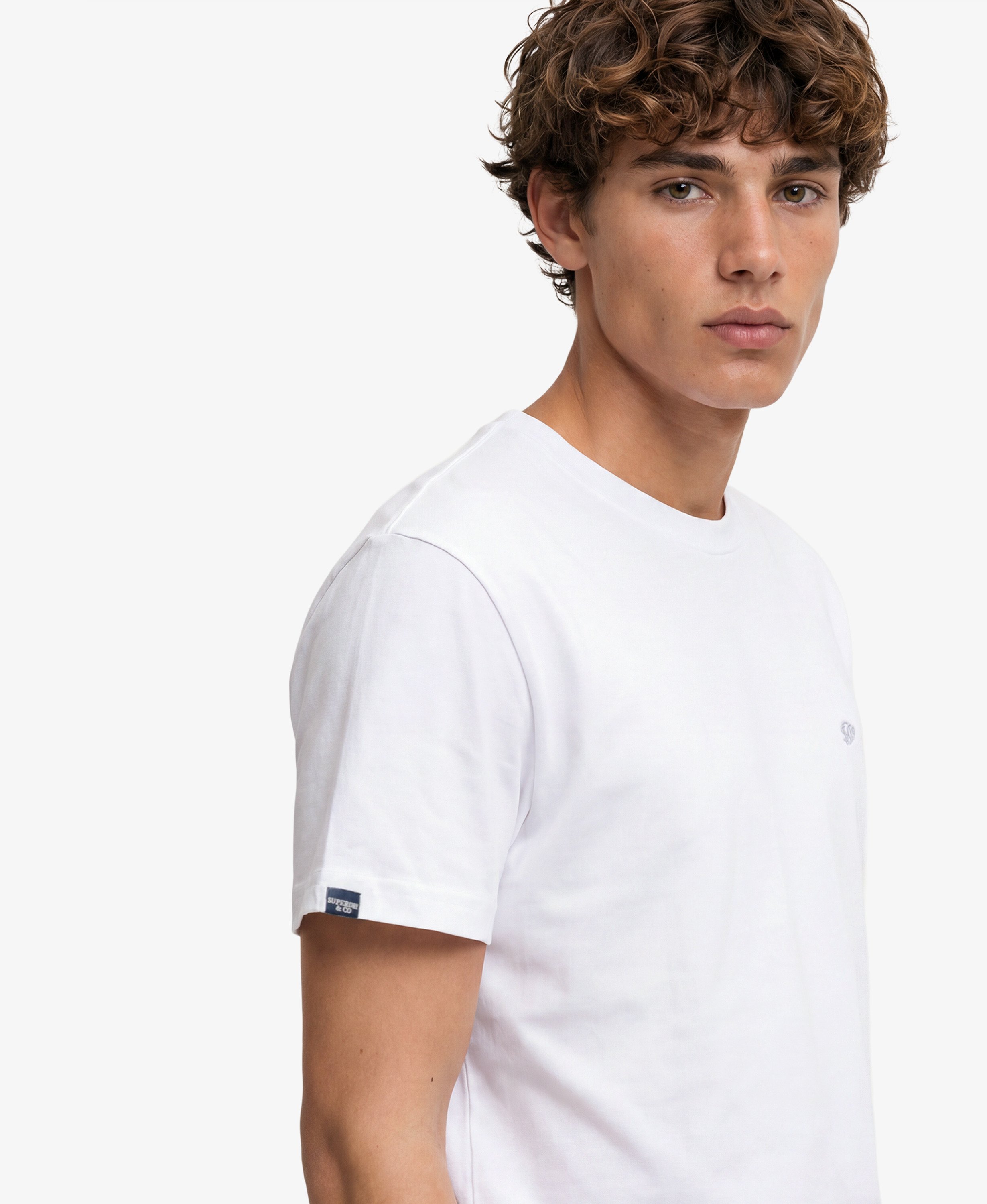Superdry - Essential SDCO Logo Tee - Optic - 4