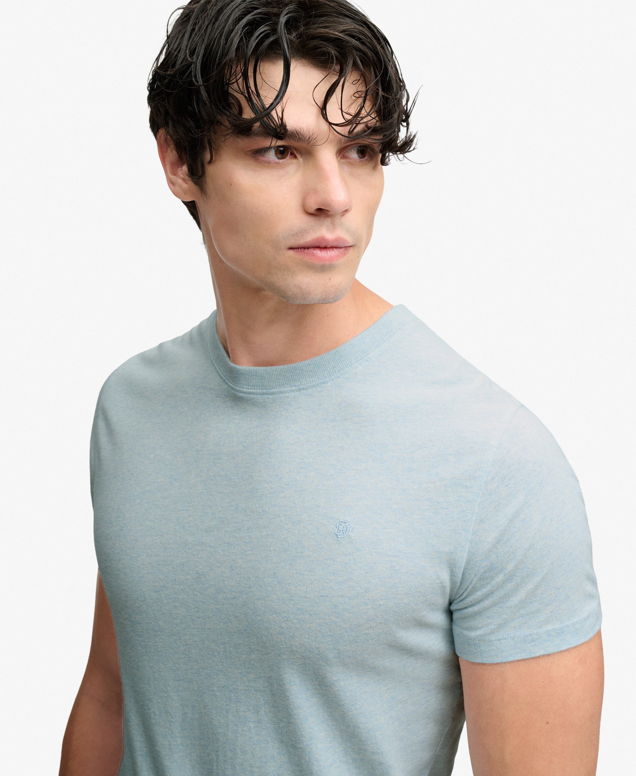 Superdry - Essential SDCO Logo Tee - Icy Blue - 3