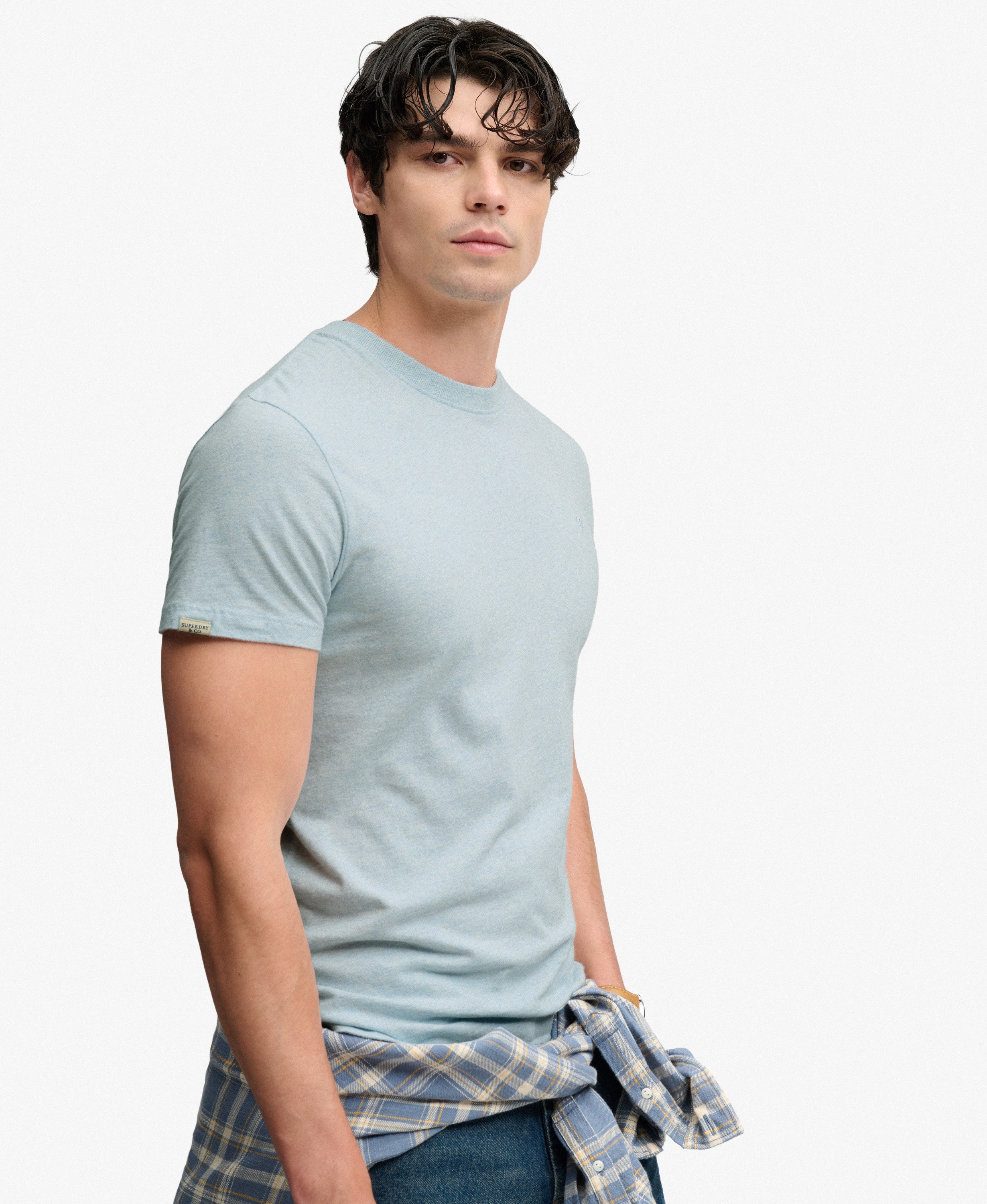 Superdry - Essential SDCO Logo Tee - Icy Blue - 4
