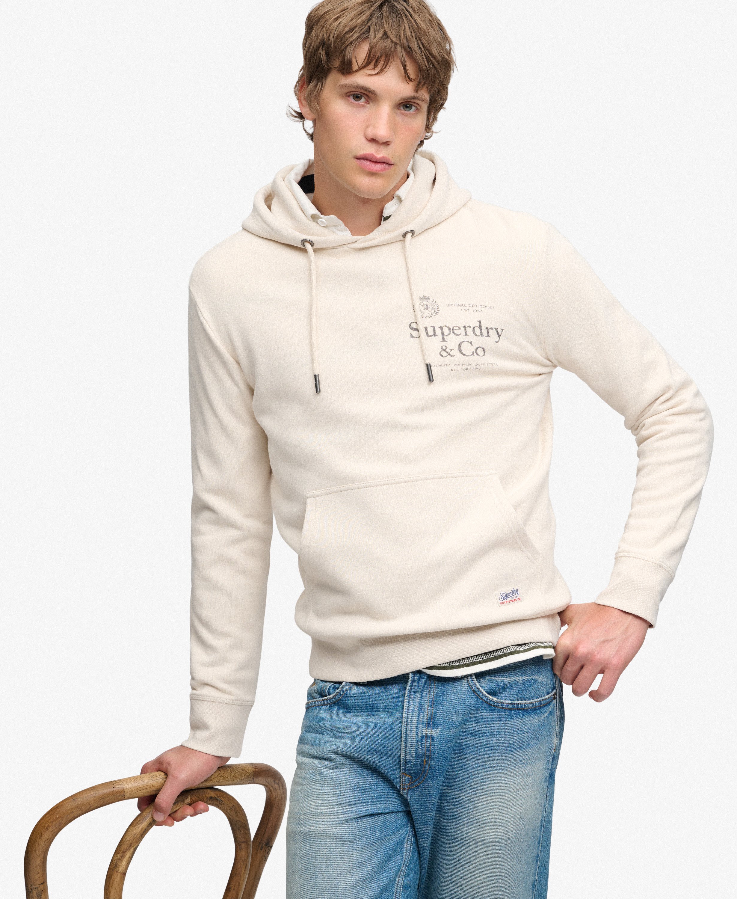 Superdry - 1954 Company Relaxed Hood - Birch - 4