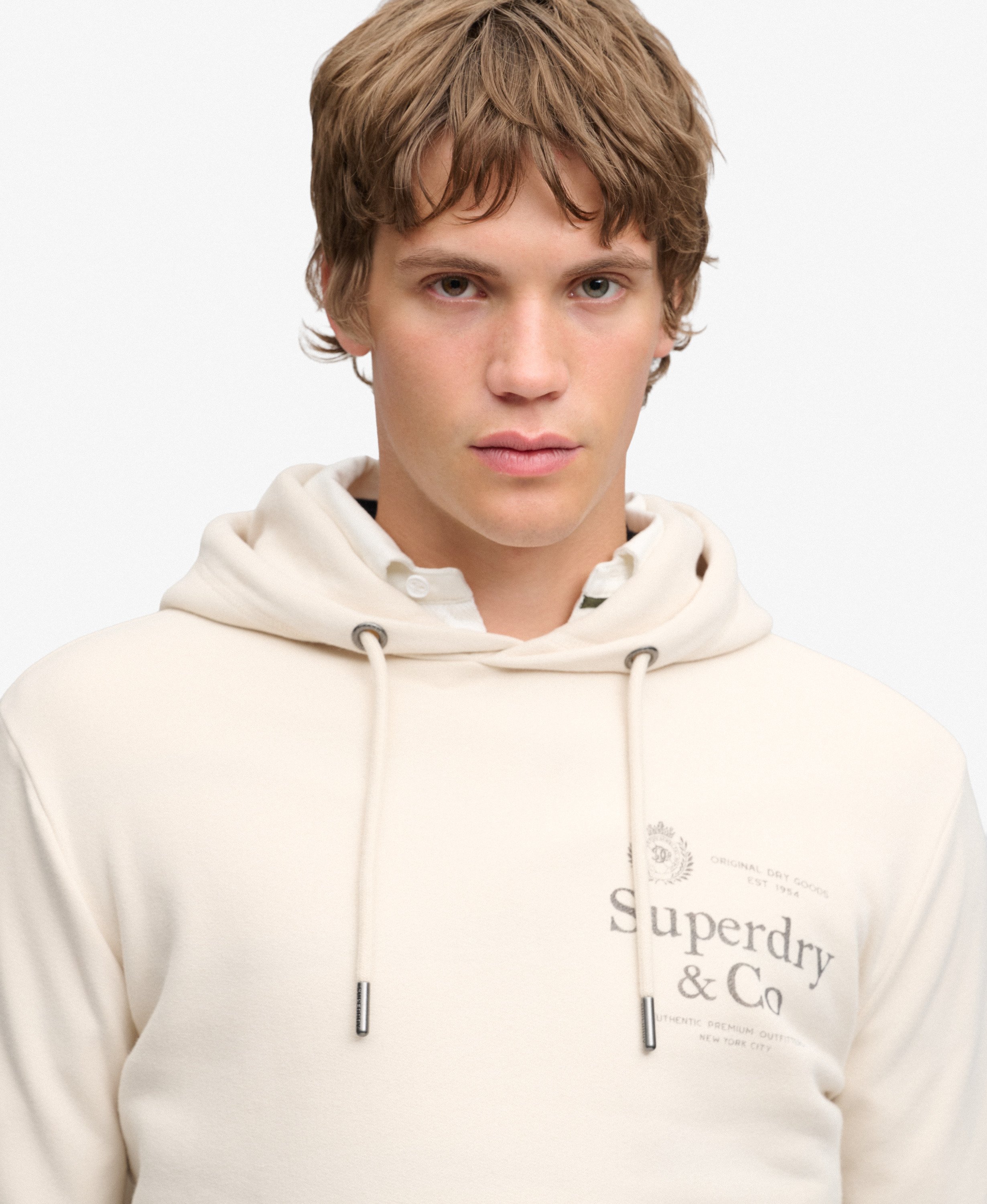Superdry - 1954 Company Relaxed Hood - Birch - 3