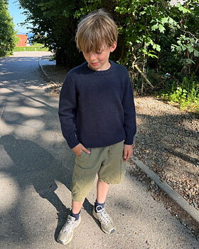 PetiteKnit Niels Sweater junior (1-13 år) (20m st 4)