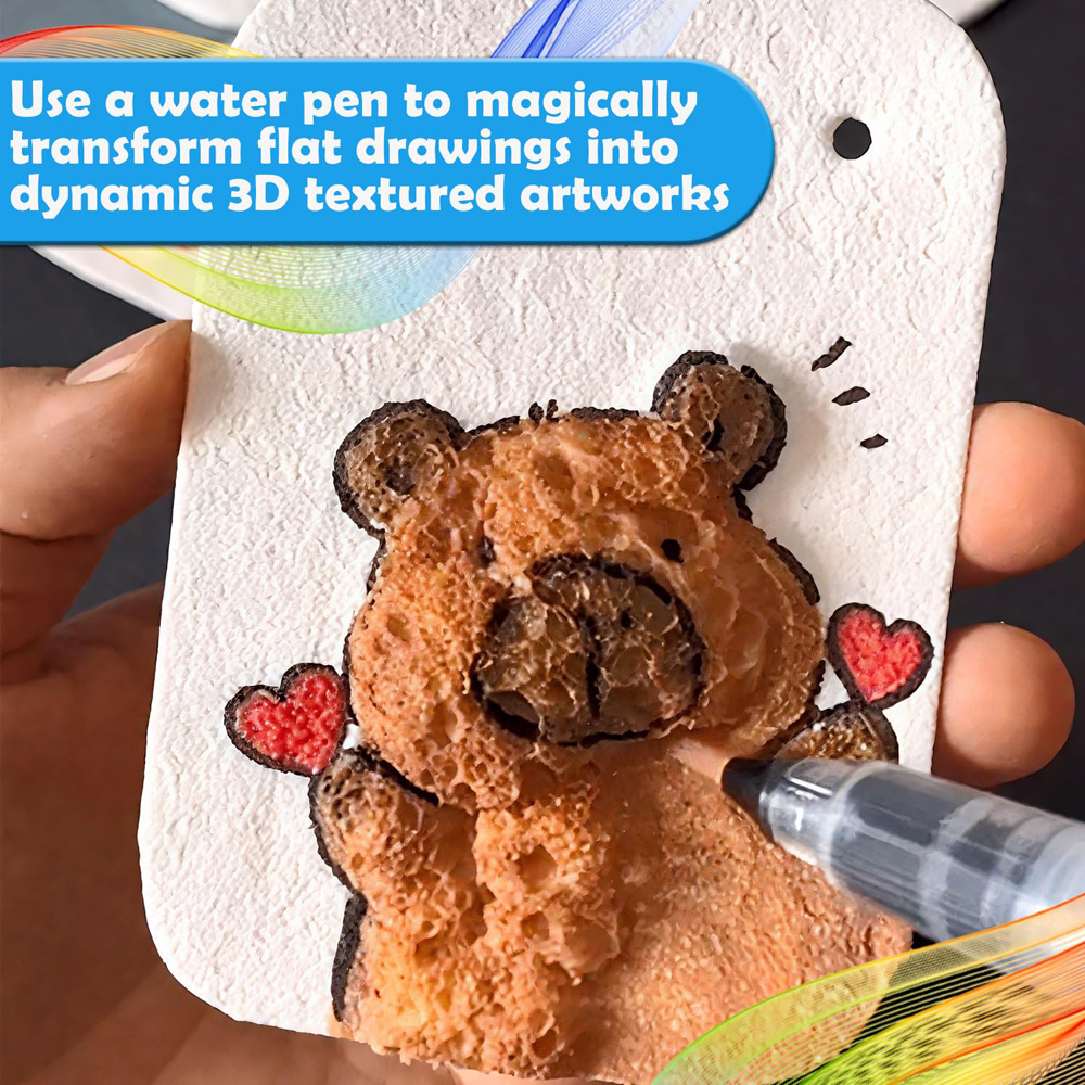 Magic Fluffy 3D Water Painting Set - 5