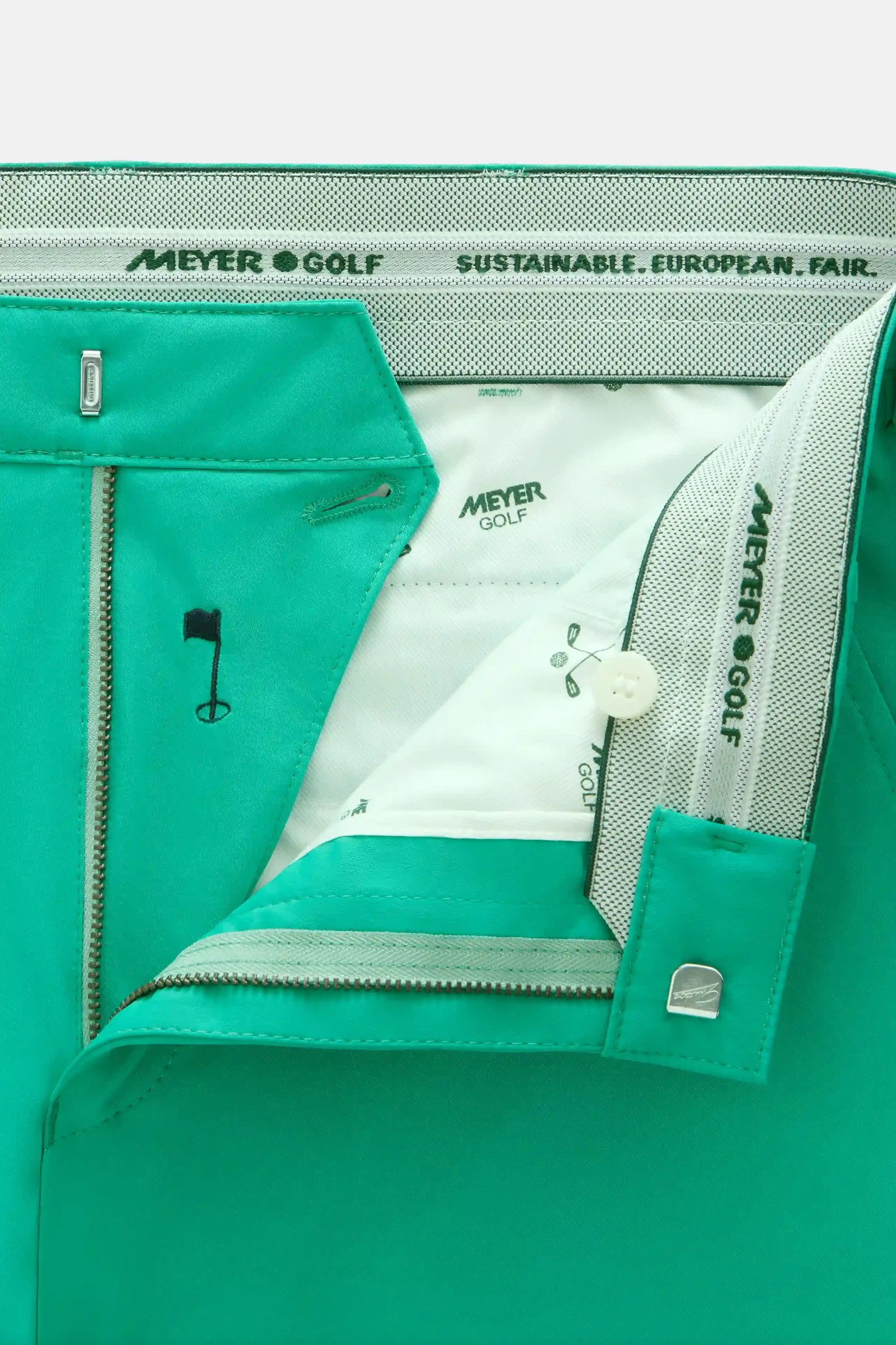 Gröna shorts i golfmodell, High Performance och Super-Stretch (Meyer / B-St. Andrews) - 5