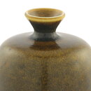 Berndt Friberg (1964) Unique Brown/Yellow Vase 5 cm