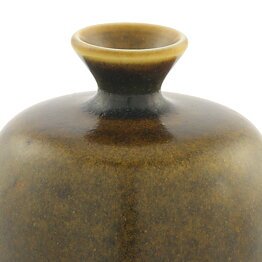 ベルント・フリーベリ  一点もの  茶/黄色のベース  (5cm)  1964年