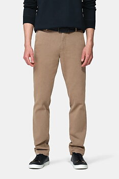 Bruna (mud) chinos i Cosy Twill, och modern passform (Meyer / Bonn)