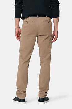 Bruna (mud) chinos i Cosy Twill, och modern passform (Meyer / Bonn)