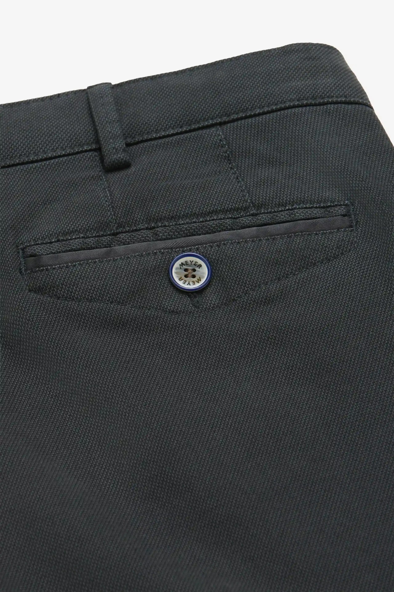 Grå (charcoal) chinos med Micro Fantasy i modern passform (Meyer / Chicago) - 6