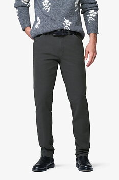 Grå (charcoal) chinos med Micro Fantasy i modern passform (Meyer / Chicago)